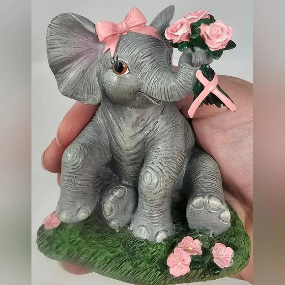 Trunk Full Of Hope Collection Elephant Figurine "A Trunk Full Of Caring" #3091A - Picture 4 of 11